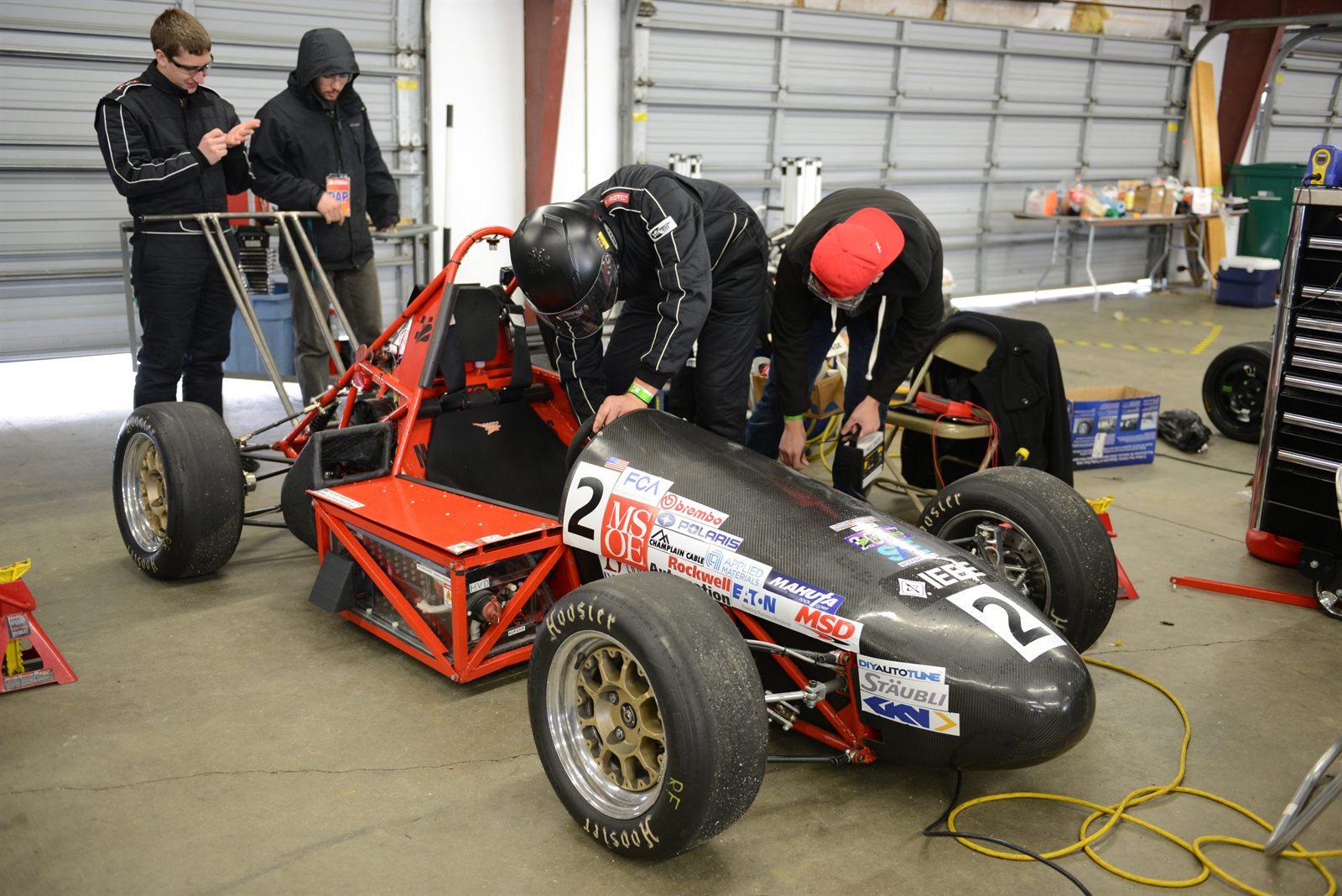 MP4 hybrid formula race car